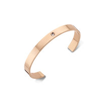 Melano Twisted Wide Bracelet Rose Gold-coloured