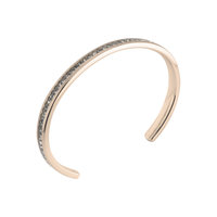 Melano Friends Side Bangle Edelstaal Zirkonia Crystal Rose Goudkleurig
