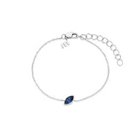 Melano Friends Armband Mini Marquise Zilverkleurig Swarovski Montana