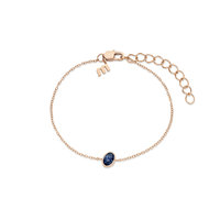 Melano Friends Armband Mini Oval Rose Goudkleurig Swarovski Montana