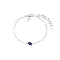 Melano Friends Armband Mini Pillow Zilverkleurig Swarovski Montana