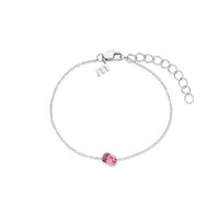 Melano Friends Armband Mini Pillow Zilverkleurig Swarovski Rose