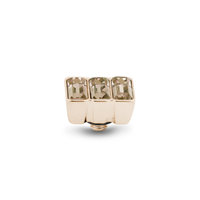 Melano Twisted Multi Baguette Aufsatz Ros&eacute;goldfarben - Light Colorado Topaz