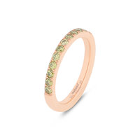 Melano Friends Saddy Ring Rose Goudkleurig Olive