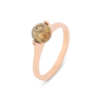 Melano Friends Iggy Ring Rose Goudkleurig Picture Jasper