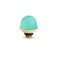 Melano Twisted Bulb Stone Rose Gold Plated Turquoise