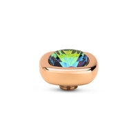 Melano Vivid Quadrate Stone Rose Gold Plated Vitrail Medium