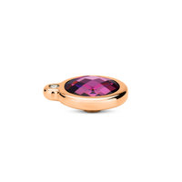 Melano Vivid Joined CZ Stone Rosgoldfarbenes Pink