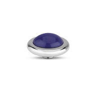 Melano Vivid Rounded Gem Stone Stainless Steel Lapis Lazuli