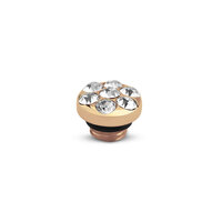 Melano Vivid Pave Stone Rose Gold Plated Crystal