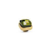 Melano Twisted Box Stone Goldfarbe Olive