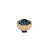 Melano Twisted Ridged Stone Rose Gold Plated Montana