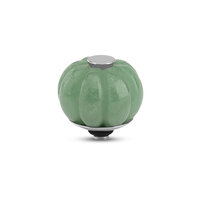 Melano Twisted Pumpkin Stone Silver Plated Aventurine