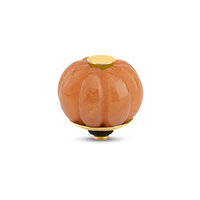 Melano Twisted Pumpkin Stone Goldfarbe Red aventurine