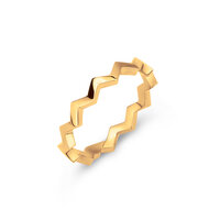 Melano Friends Ruby Ring Goudkleurig