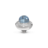 Melano Twisted Stone Silver plated Allure Cz Aqua