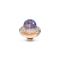 Melano Twisted Stein Rose Goldfarben Allure Cz Lavender