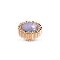 Melano Vivid Stein Rose Goldfarben Bali Gemstone Light purple jade