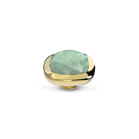 Melano Vivid Stone Goldplated Lined Jade