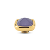 Melano Vivid Steine Boxy Gem Goldfarbe Purple Jade