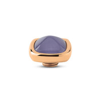 Melano Vivid Steine Boxy Gem Rose Goldfarbe Purple Jade