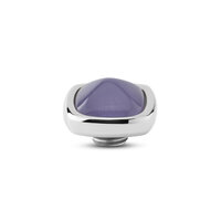 Melano Vivid Steine Boxy Gem Silberfarbe Purple Jade