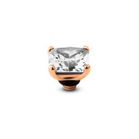 Melano Twisted Stone Plaza Rose Gold plated Crystal