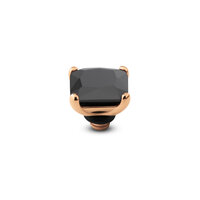 Melano Twisted Stone Plaza Rose Gold plated Black