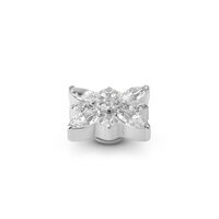 Melano Vivid stone  Brooch Cz  Silverplated Crystal