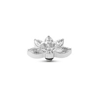 Melano Twisted Stone Vintage Cz Silver plated Crystal