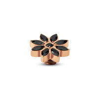 Melano Vivid Steine  Snowflake Cz  Rose Goldfarbe Black