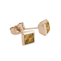 Melano Friends Liza Earrings Rose Goldplated Ochre