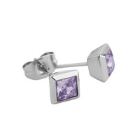 Melano Friends Liza Earrings Silverplated Lavender