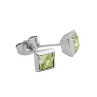 Melano Friends Liza Earrings Silverplated Lime