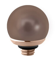 Melano Twisted Pearl Meddy Rose Gold Taupe