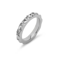 Melano Twisted Toto CZ Ring Zilverkleurig