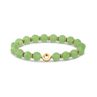 Melano Vivid Armband Virginia Goudkleurig Pale Green