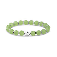 Melano Vivid Armband Virginia Zilverkleurig Pale Green