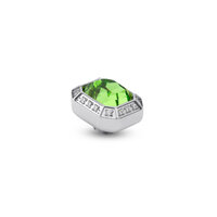 Melano Vivid steentje Emerald CZ Zilverkleurig Peridot