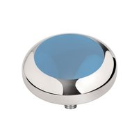 MelanO Vivid Setting Edelstaal Zilver Jeans Blue