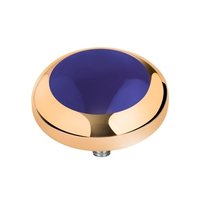 MelanO Vivid Setting Edelstaal Goud Blue