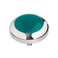 MelanO Vivid Setting Edelstaal Zilver Forrest Green