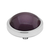 MelanO Vivid Pearl Meddy Stainless Steel Silver Aubergine