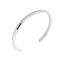 MelanO Friends Side Bangle Jessica Edelstaal Zilver Basic