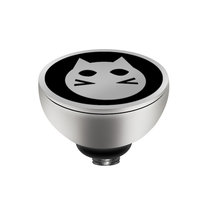 MelanO Twisted Girls Setting Stainless Steel Silver Lovely Kitten Black