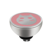 MelanO Twisted Girls Setting Stainless Steel Silver Lovely Kitten Pink