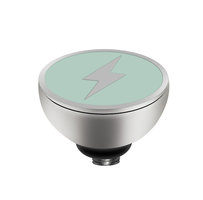 MelanO Twisted Girls Setting Edelstaal Zilver Thunder Turquoise