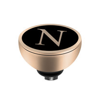 MelanO Twisted Alphabet Setting Stainless Steel Rose Gold N