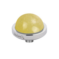 MelanO Vivid Edelsteen Meddy Edelstaal Zilver Yellow Calcite