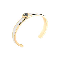 MelanO Vivid  Veronica Resin Bangle Edelstaal White Goud